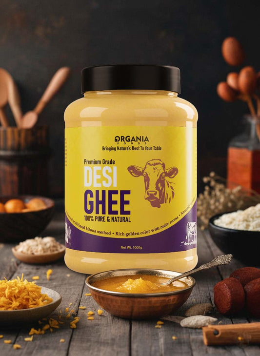 Organia Desi Cow Ghee - 100% Pure & Natural