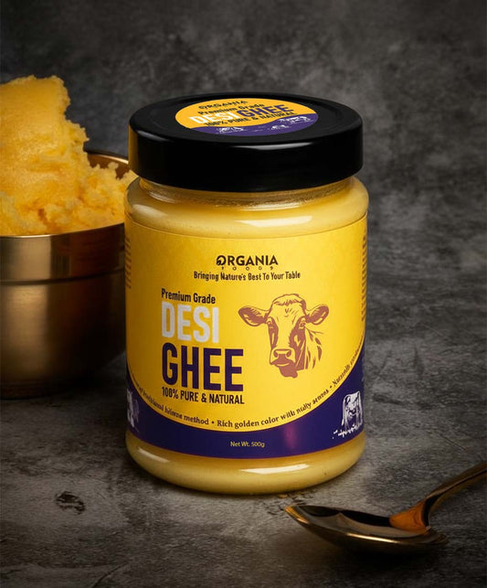 Organia Desi Cow Ghee - 100% Pure & Natural
